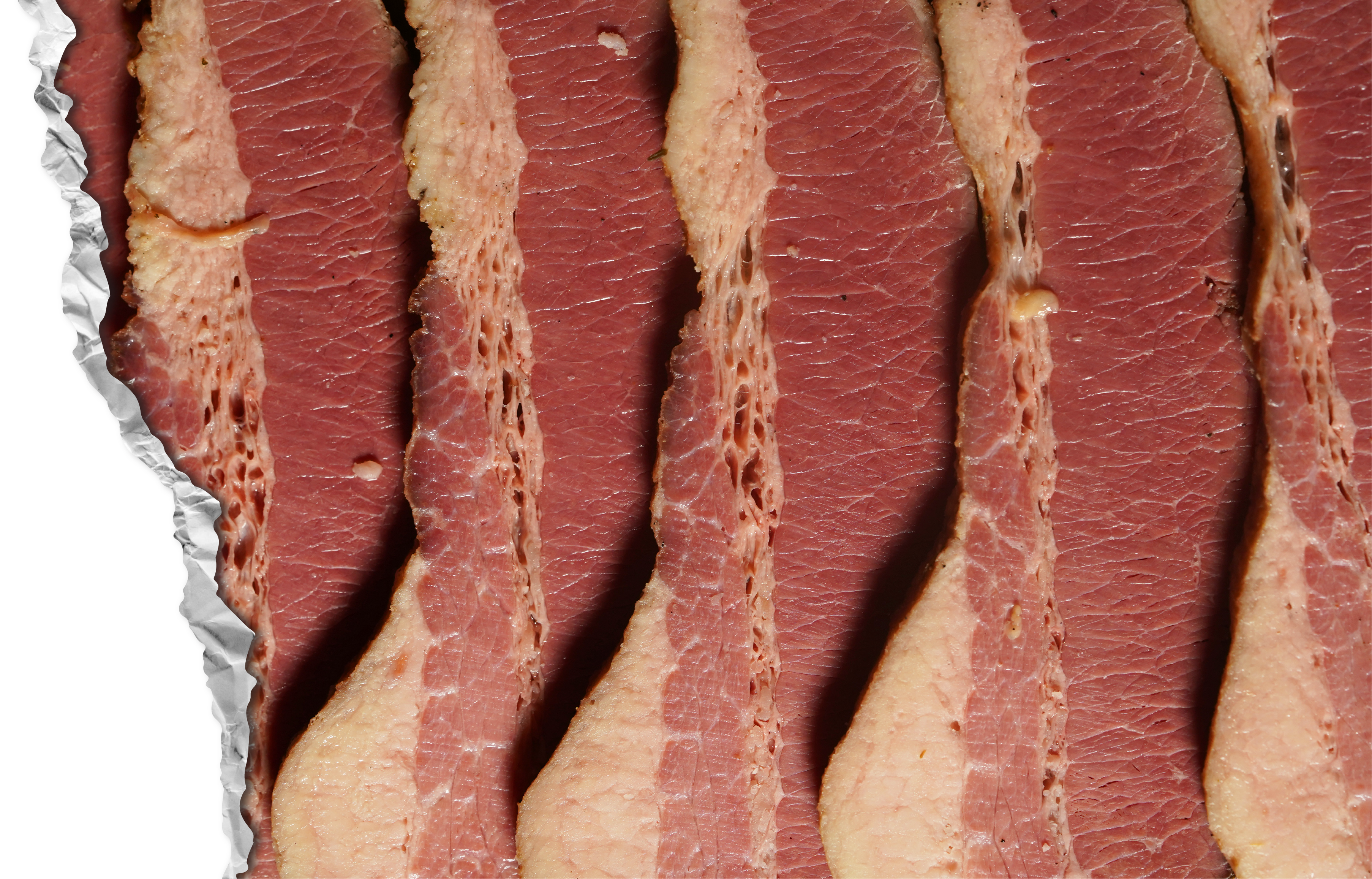 Artisanal smoked beef bacon