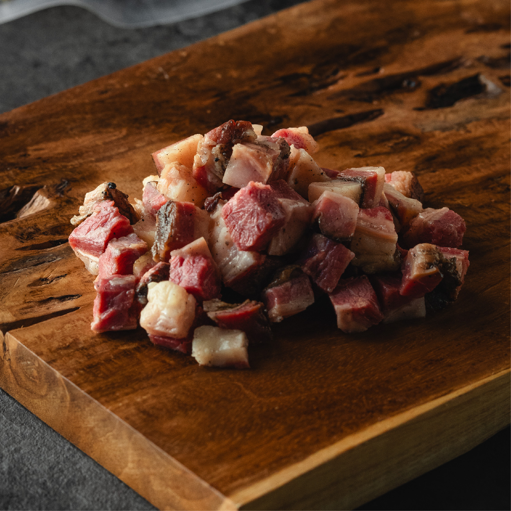 Beef Bacon Cubes