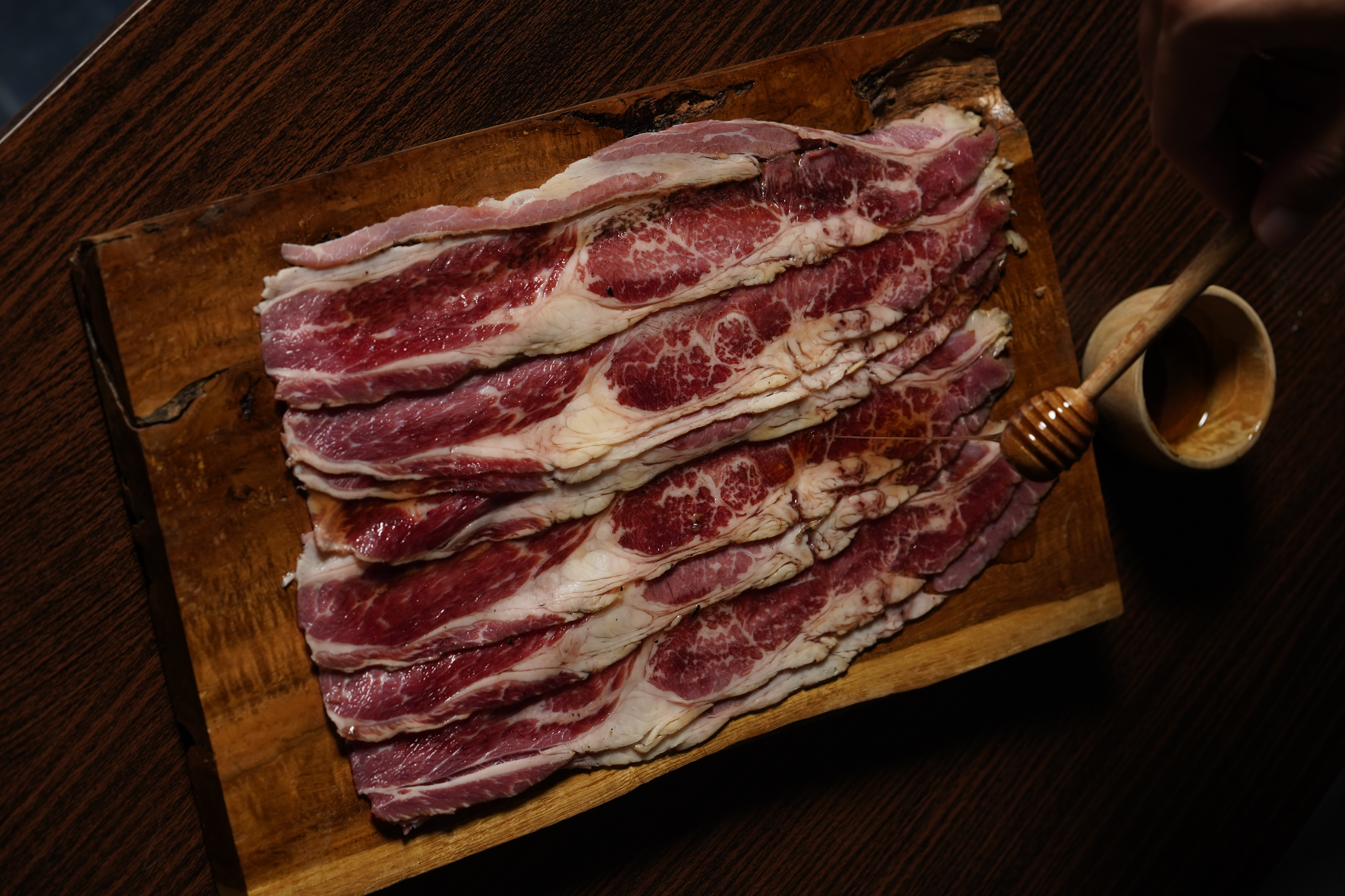 Beef Bacon Honey Glaze